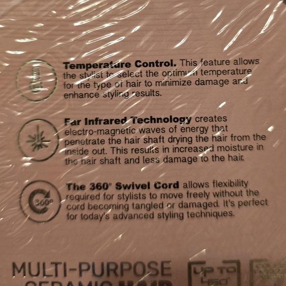 Royale Hair Styling Pro Flat Iron And The Multi Purpose Ceramic Hairbrush - Picture 13 of 14